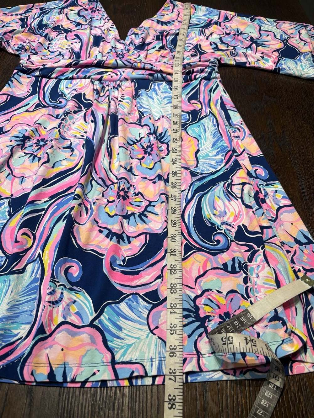 Lilly Pulitzer Del Lago Printed Flounce Dress Size XL - Picture 7 of 12